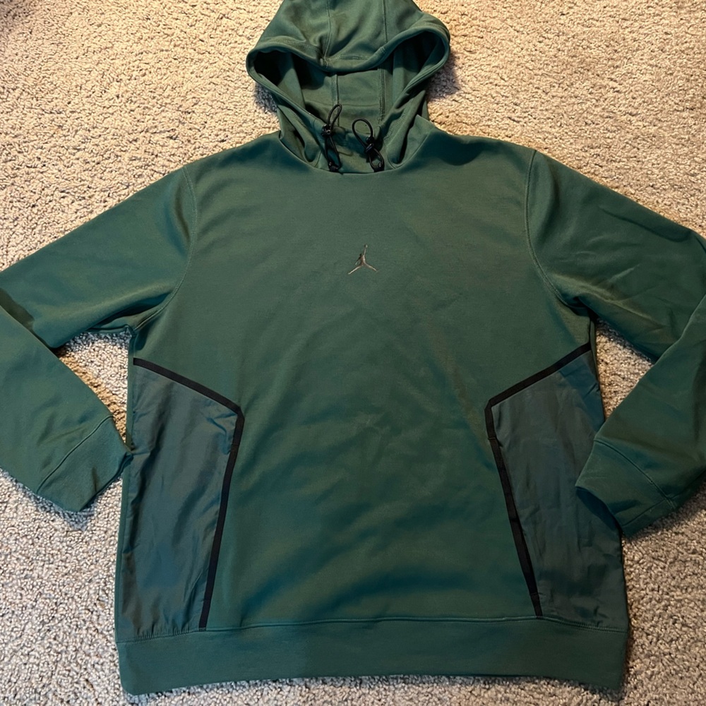 RARE Nike Air Jordan Statement Noble Green Jumpman Hoodie sweatshirt basketball